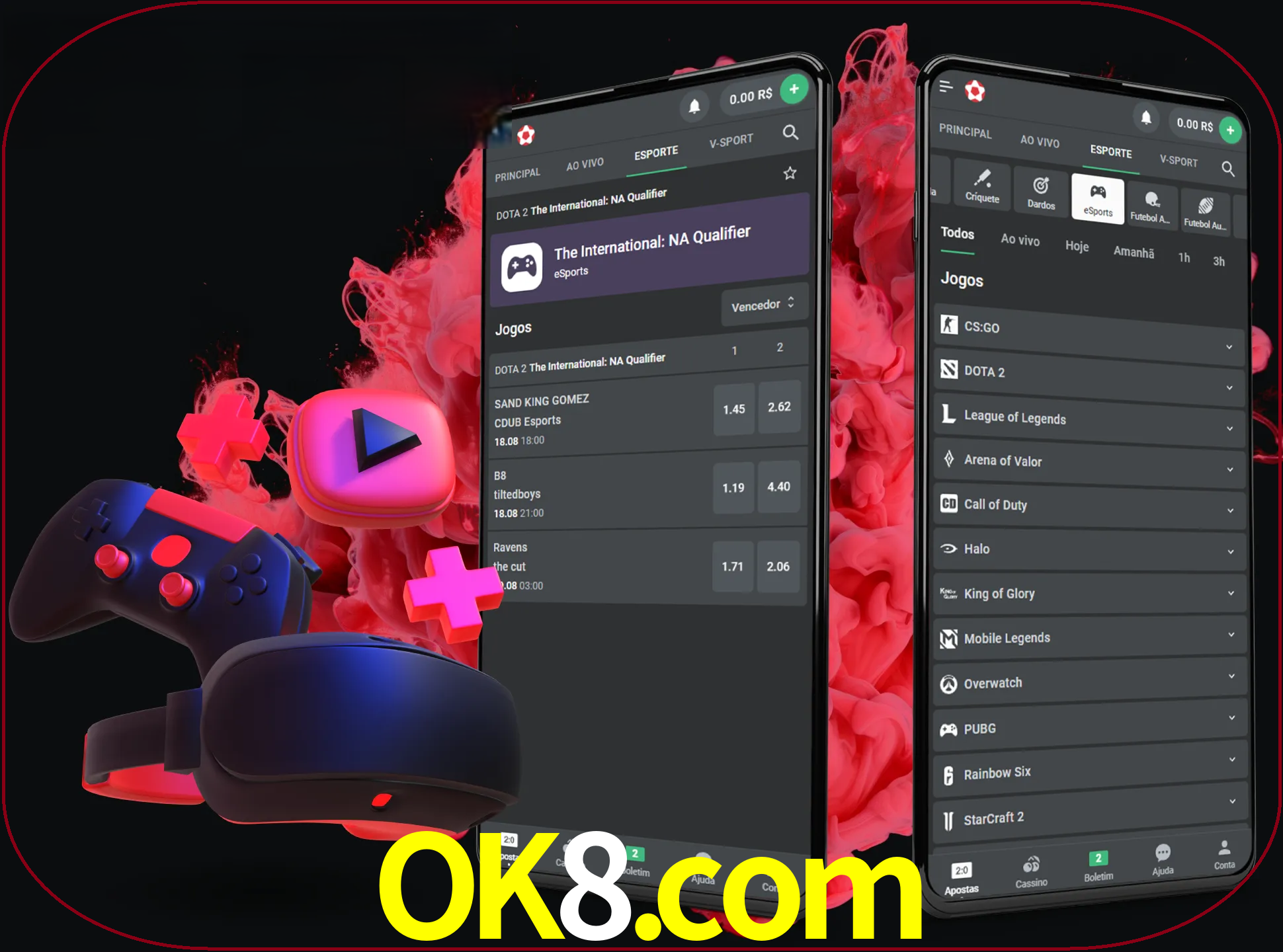 Para ter a aplicação móvel ok8 no seu smartphone, basta descarregar o ficheiro apk e seguir as instruções.