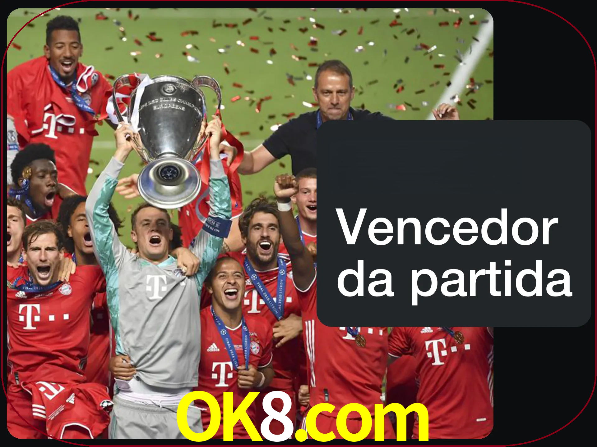 Aposte no vencedor e ganhe uma grande quantia de dinheiro.