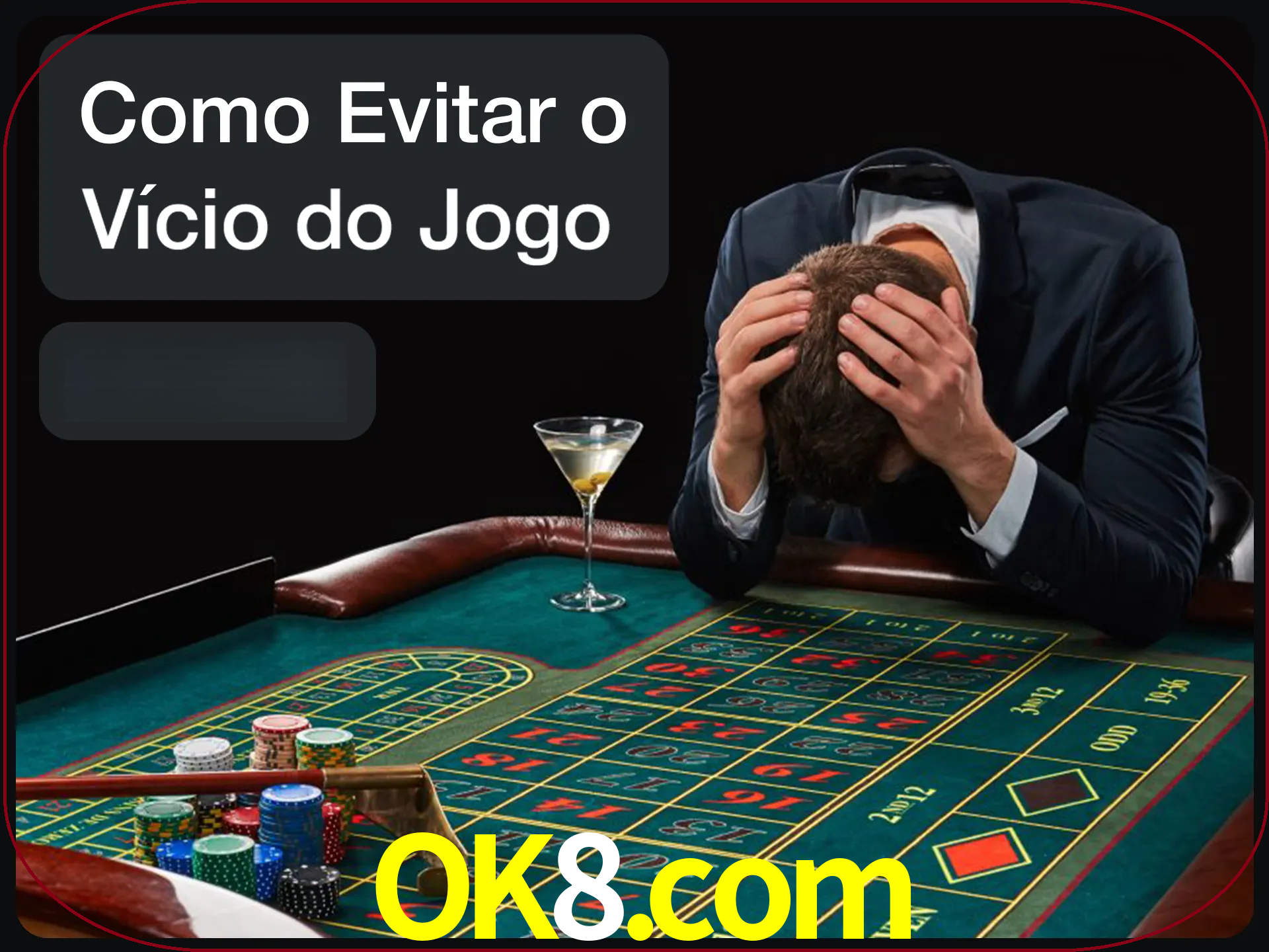 Você é responsável por cada uma de suas apostas.